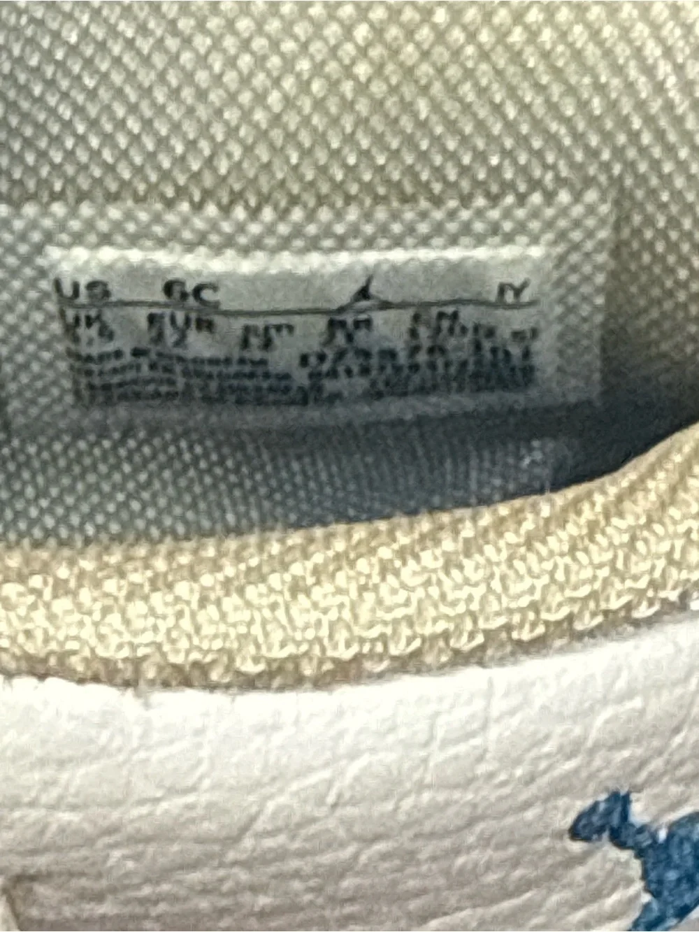 Nike Jordan Baby Toddler High Top Sneakers White Blue Size 6C